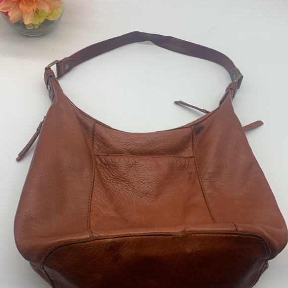 American Leather Company Carmel Color Shoulder Bag MCB6835K - Picture 5 of 14